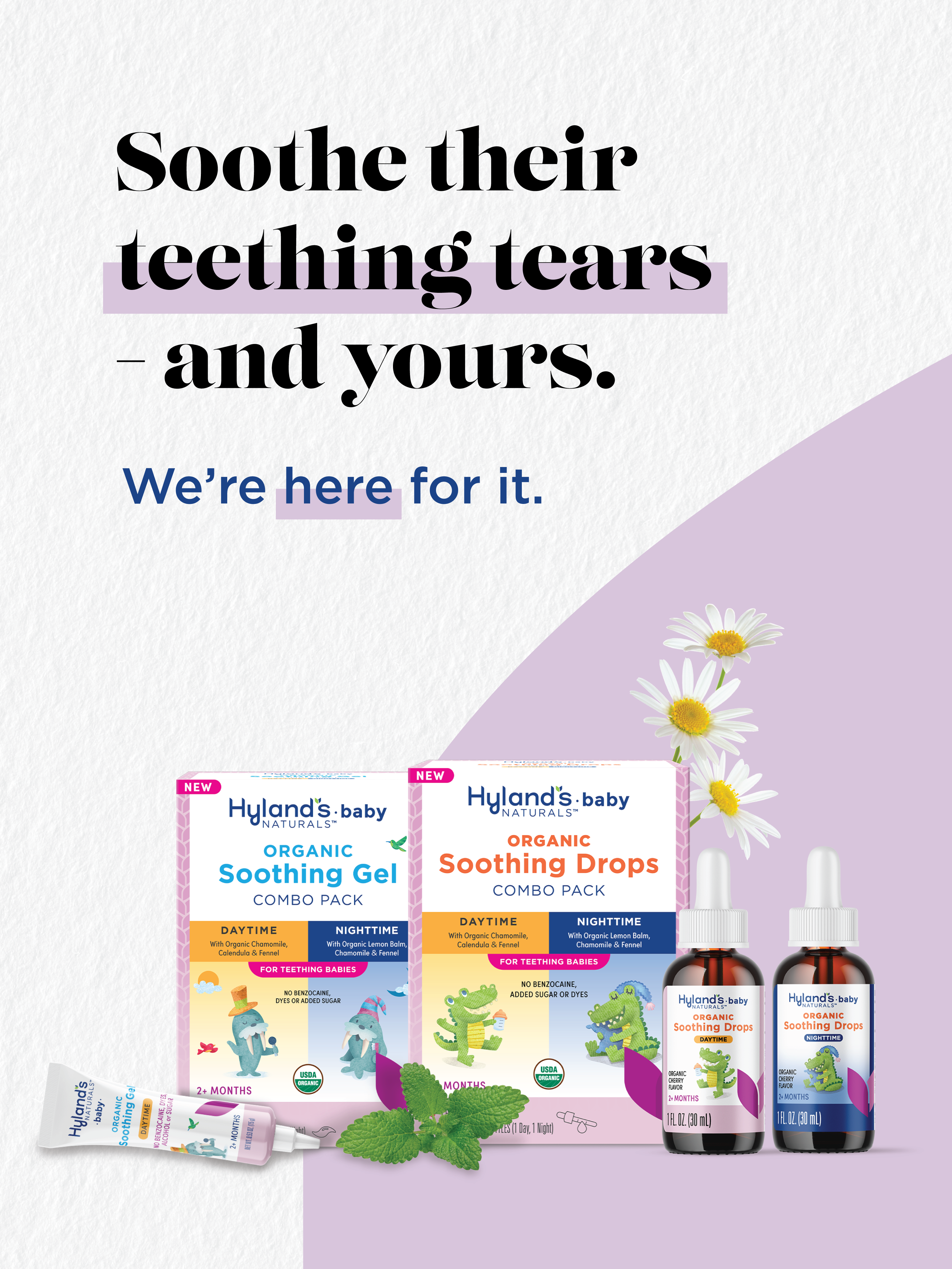 Soothe their teething tears - and yours.