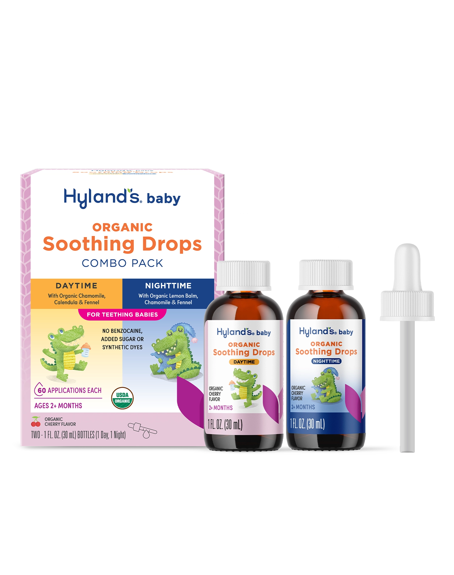 Organic Baby Soothing Drops Combo – Hyland's - Main Image