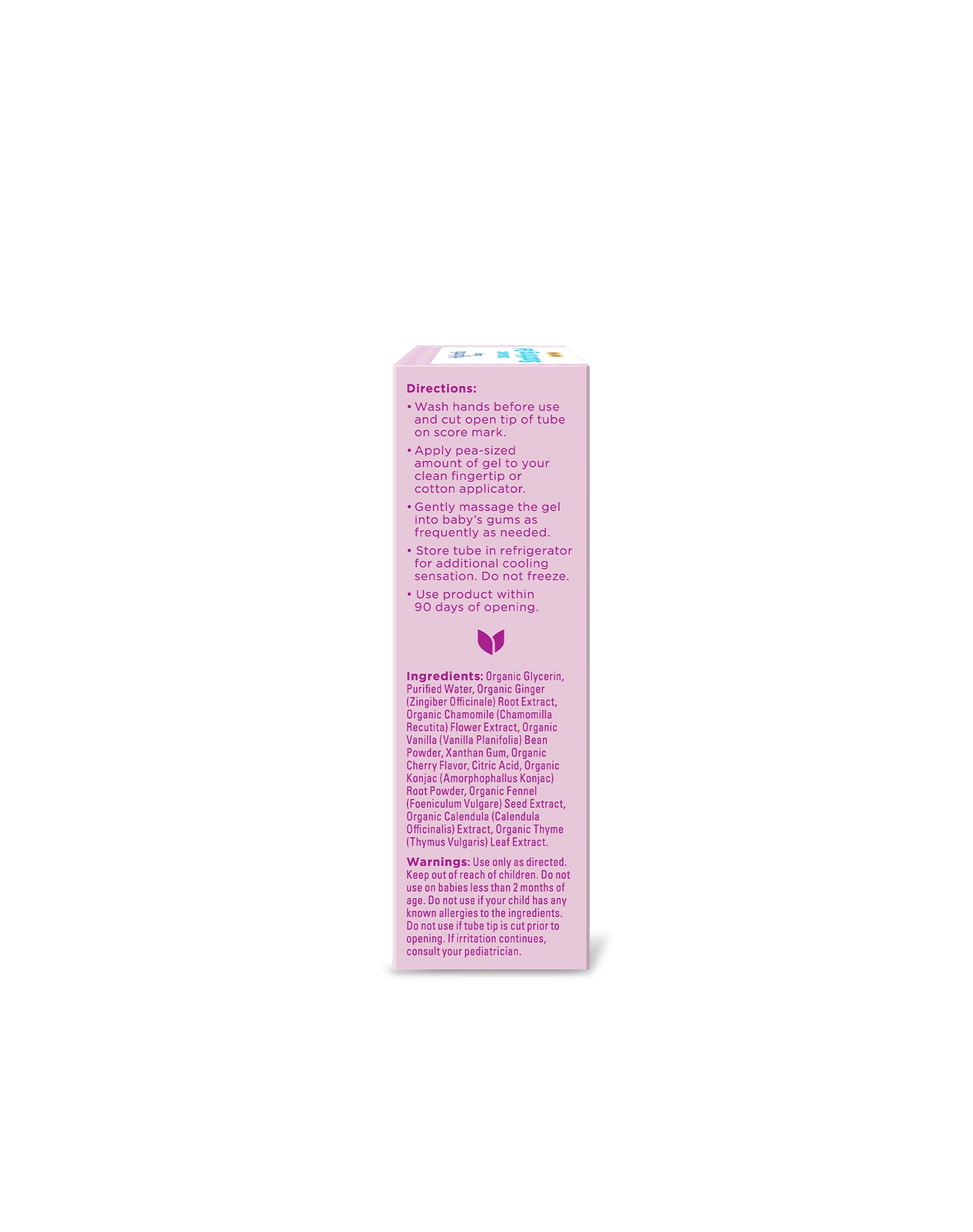 Organic Baby Soothing Gel Daytime