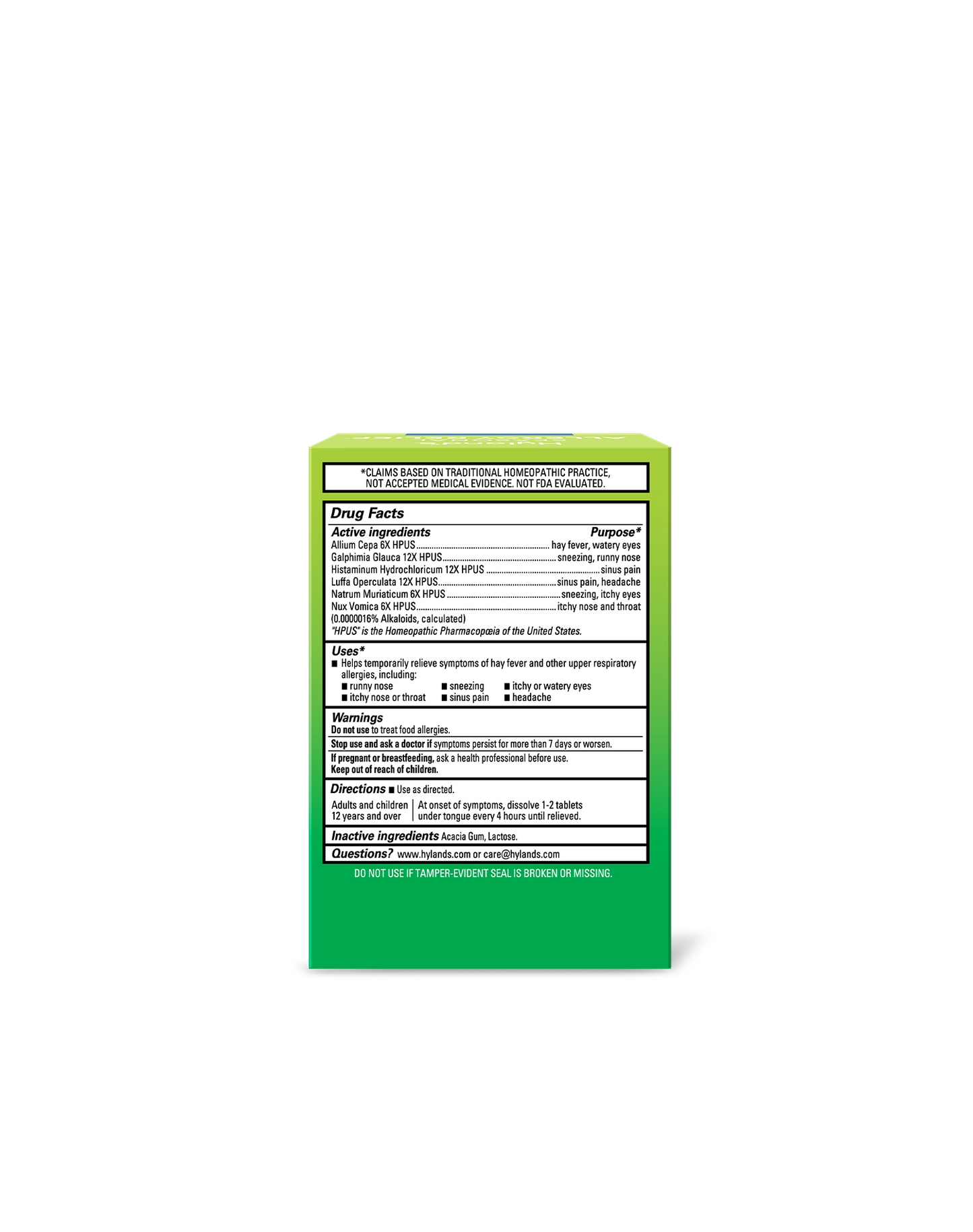 Seasonal Allergy Relief Tablets