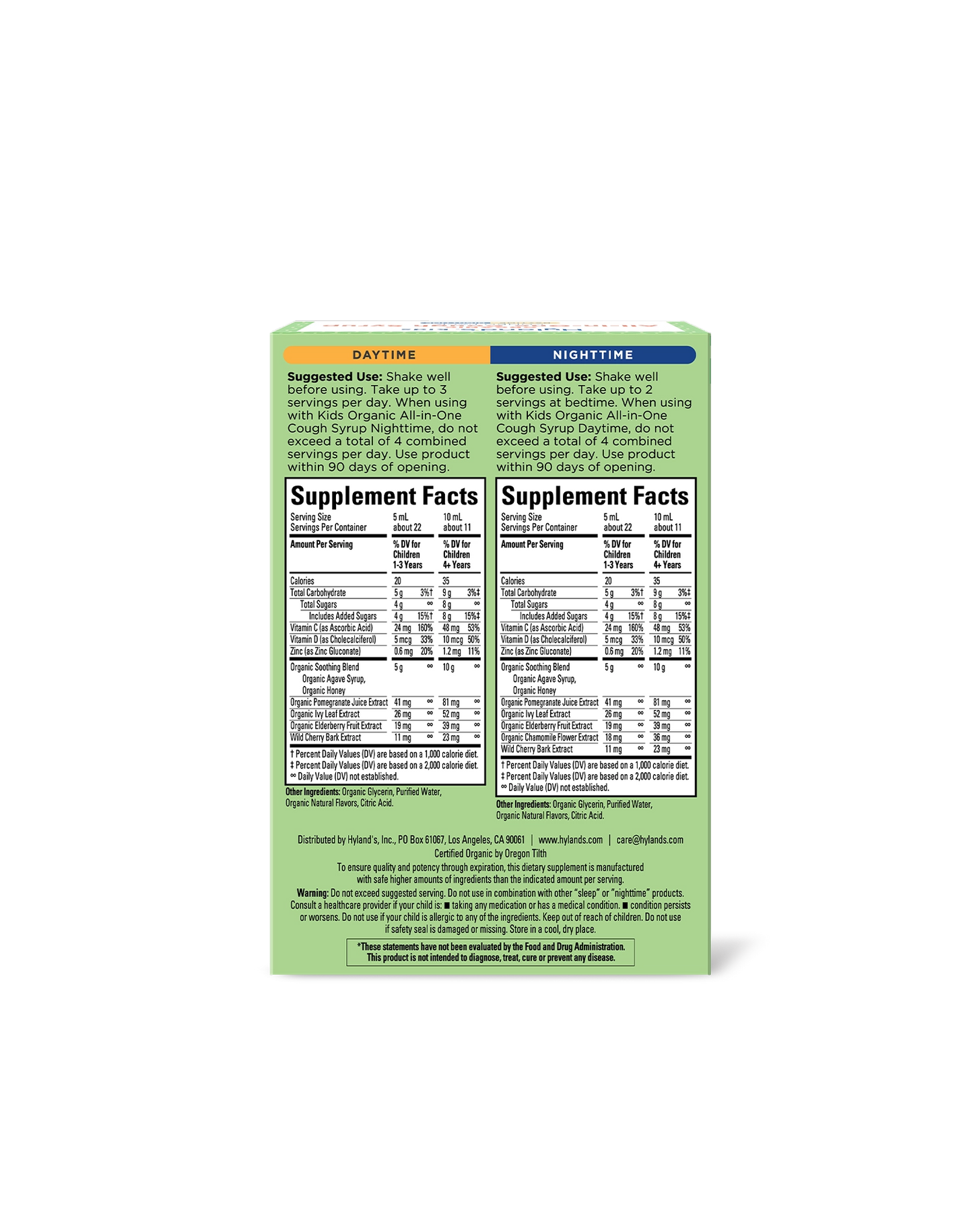 Organic Kids All-in-One Cough Syrup Combo