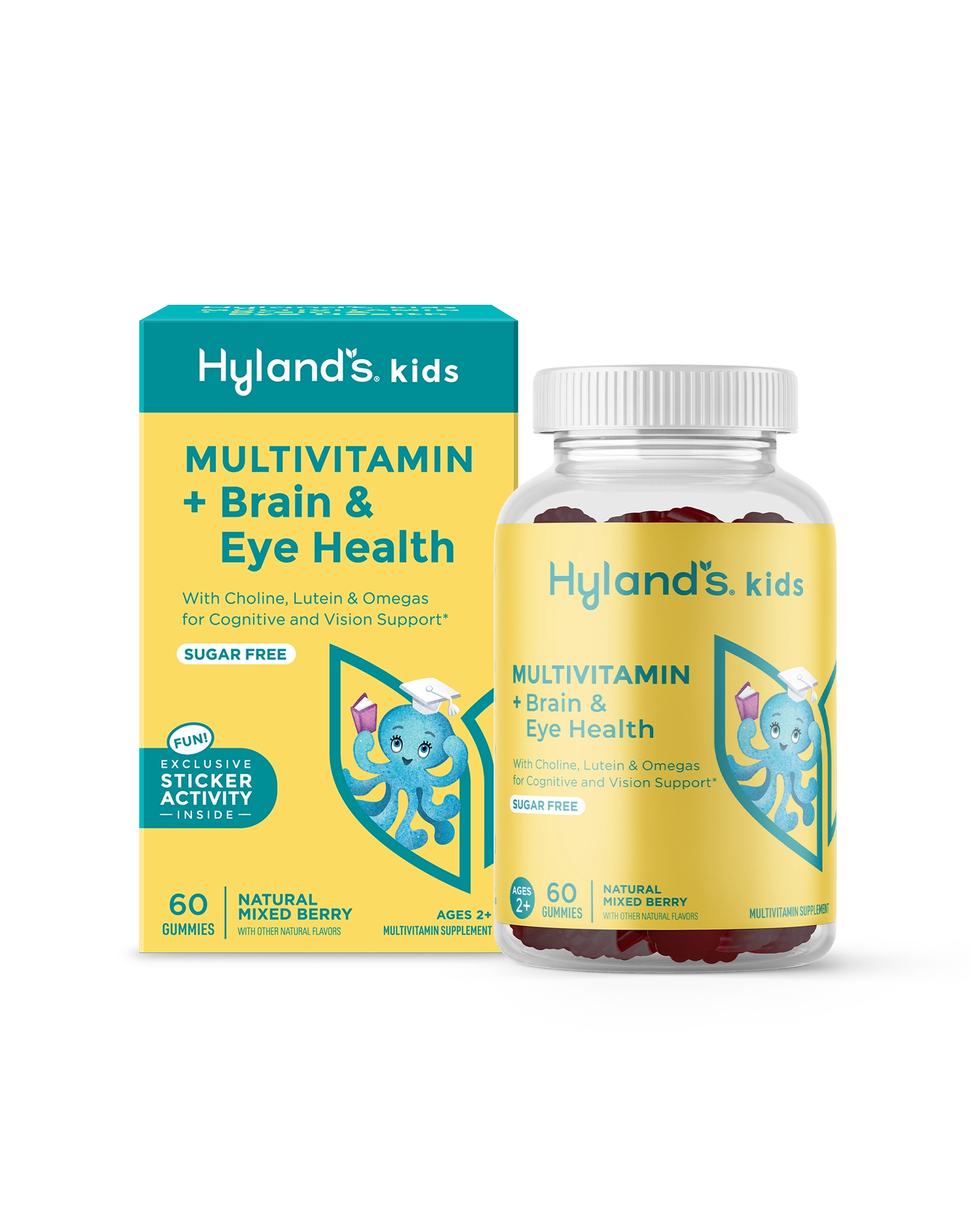 Kids Multivitamin + Brain & Eye Health – Hyland's