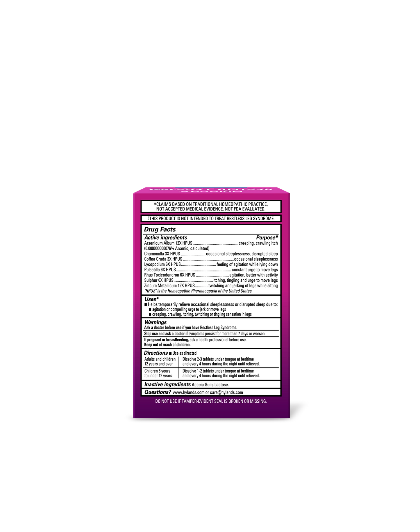 Restful Legs® PM Tablets