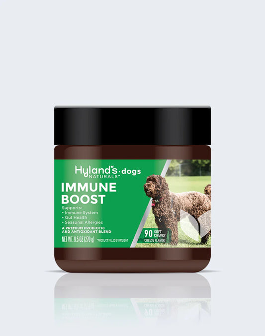 Hyland's Dogs Immune Boost packaging.