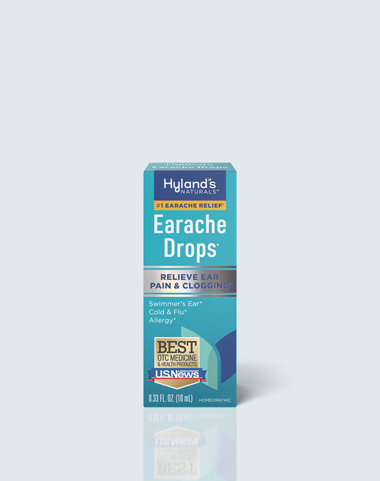 Product packaging for Earache Drops.