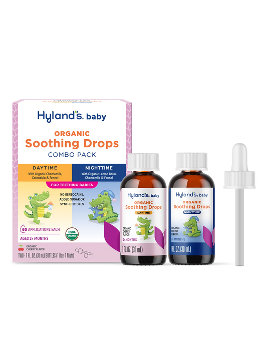 Organic Baby Soothing Drops Combo