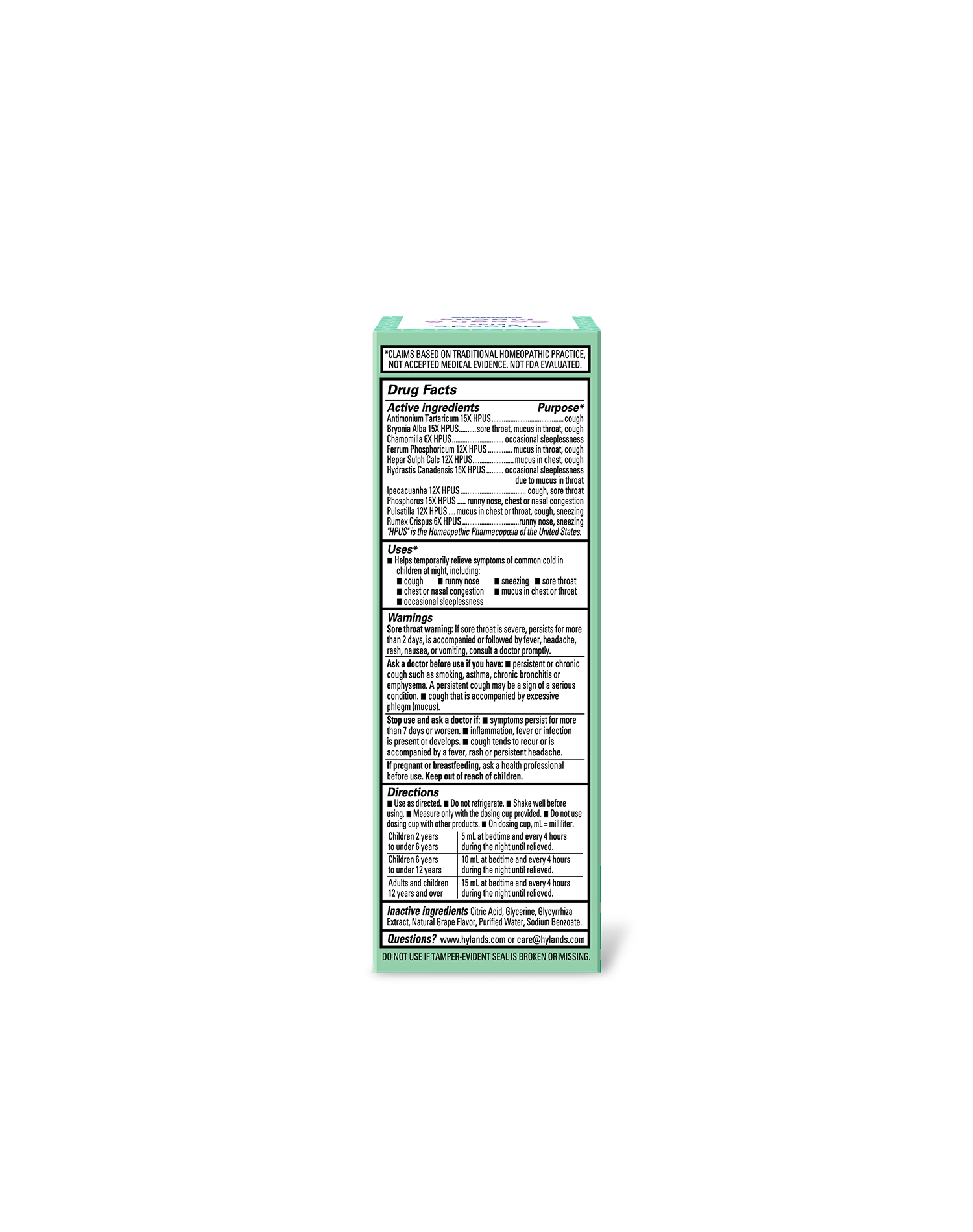 Kids Cough & Mucus Nighttime