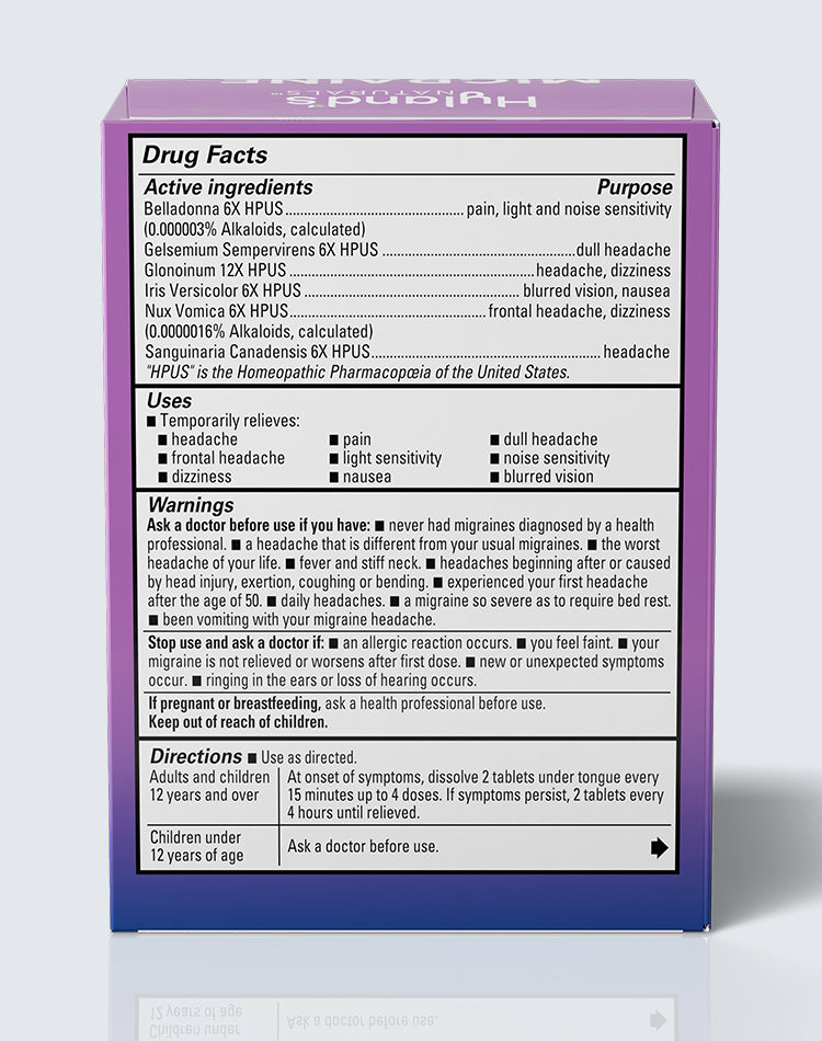 Migraine Relief Hyland's