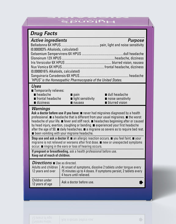 Migraine Relief Hyland's