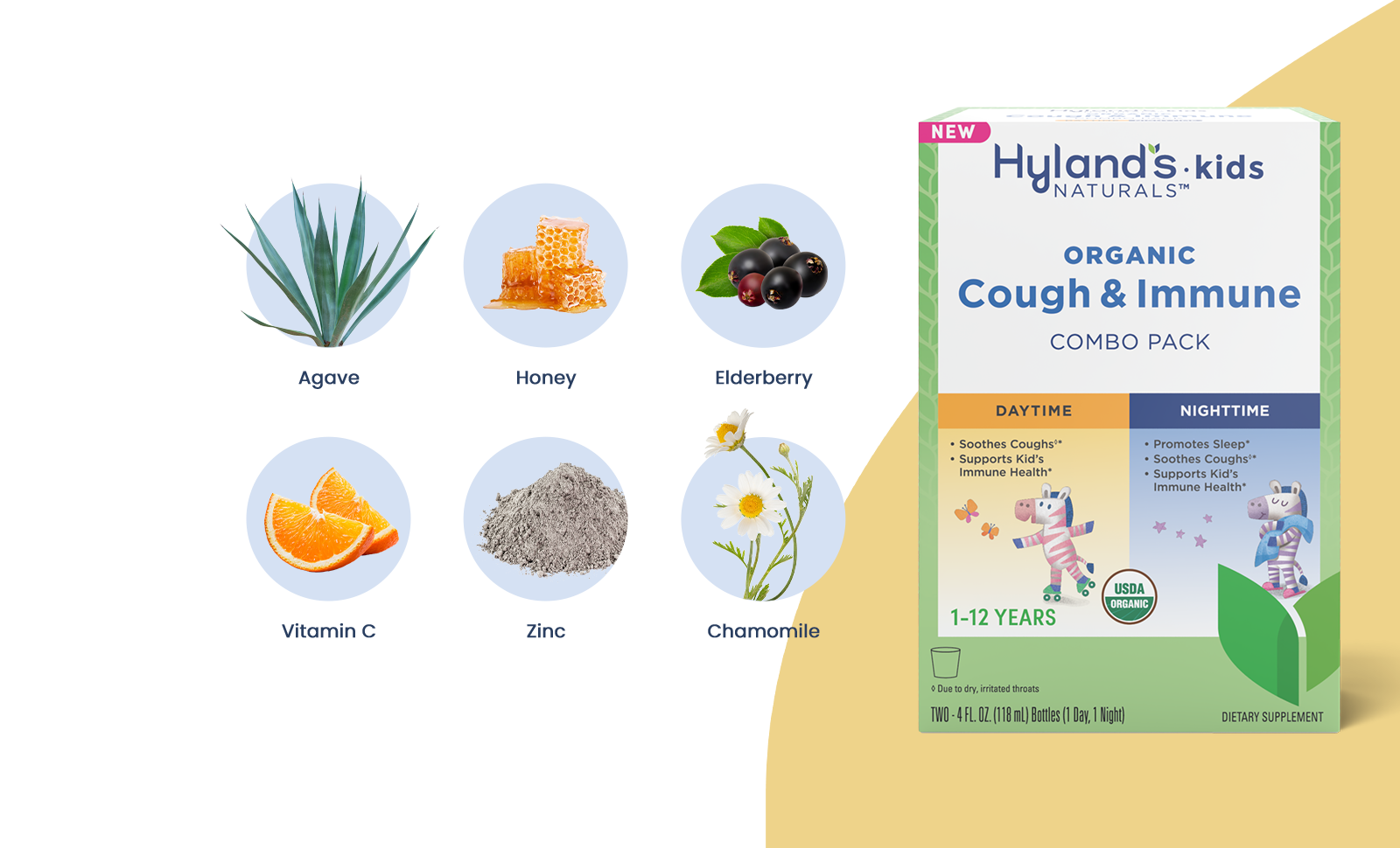 Organic Kids Cough & Immune Combo Pack