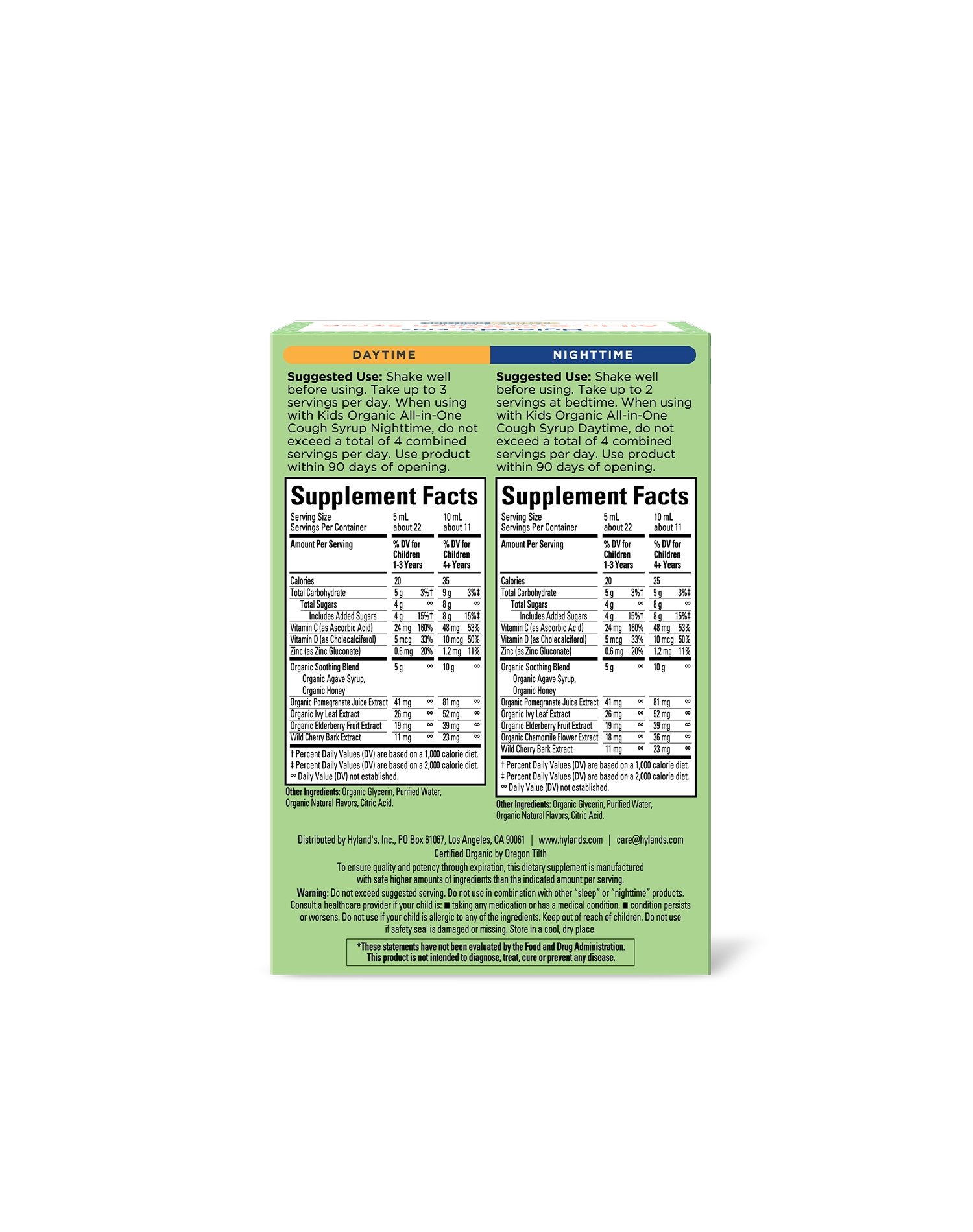 Organic Kids All-in-One Cough Syrup Combo