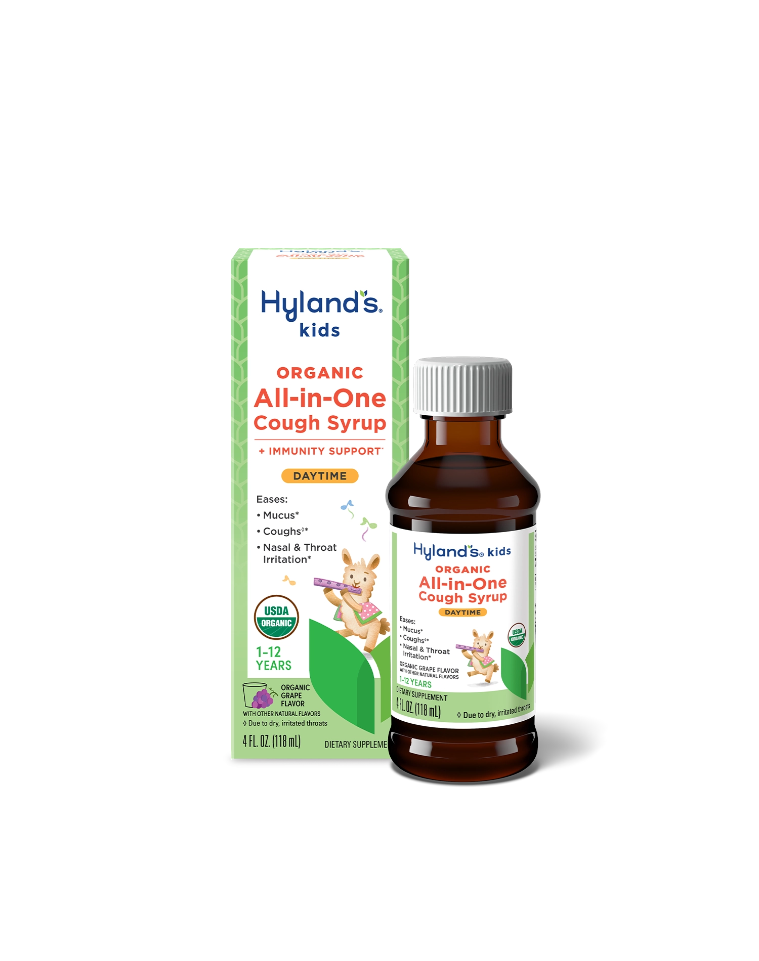 Organic Kids All-in-One Cough Syrup Daytime